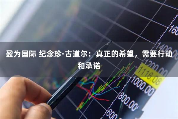 盈为国际 纪念珍·古道尔：真正的希望，需要行动和承诺